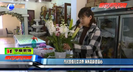 市民鐘情花草消費(fèi) 網(wǎng)購陷阱要留心