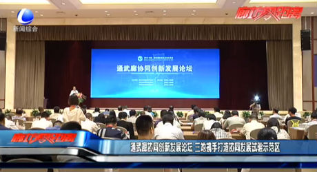 通武廊協(xié)同創(chuàng)新發(fā)展論壇 三地攜手打造協(xié)同發(fā)展試驗示范區(qū)