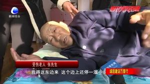 肇事車(chē)主撞到老人后不知所蹤 家人求線索
