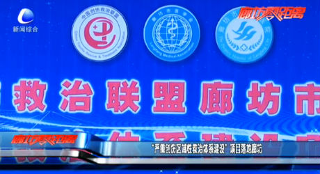 “嚴重創(chuàng)傷區(qū)域性救治體系建設”項目落地廊坊
