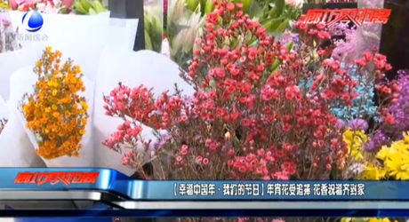 【網(wǎng)絡述年】【幸福中國年·我們的節(jié)日】年宵花受追捧 花香祝福齊到家