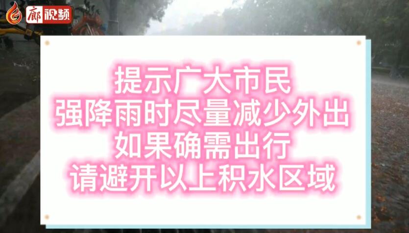 廊視頻丨主汛期來(lái)臨市區(qū)易積水區(qū)域提示