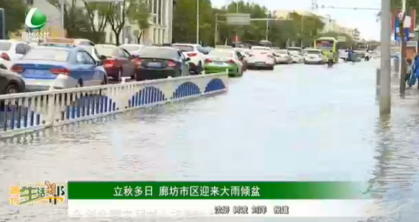 立秋多日 廊坊市區(qū)迎來(lái)大雨傾盆