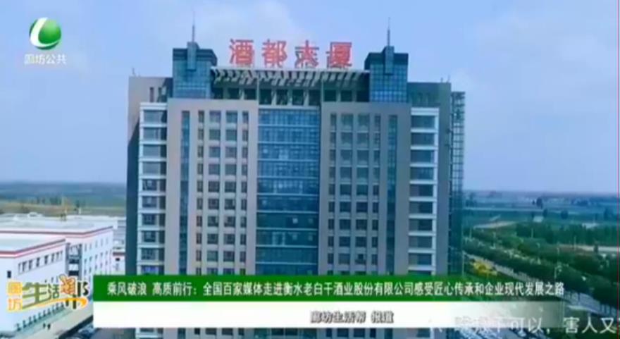乘風破浪 高質(zhì)前行：全國百家媒體走進衡水老白干酒業(yè)股份有限公司感受匠心傳承和企業(yè)現(xiàn)代發(fā)展之路