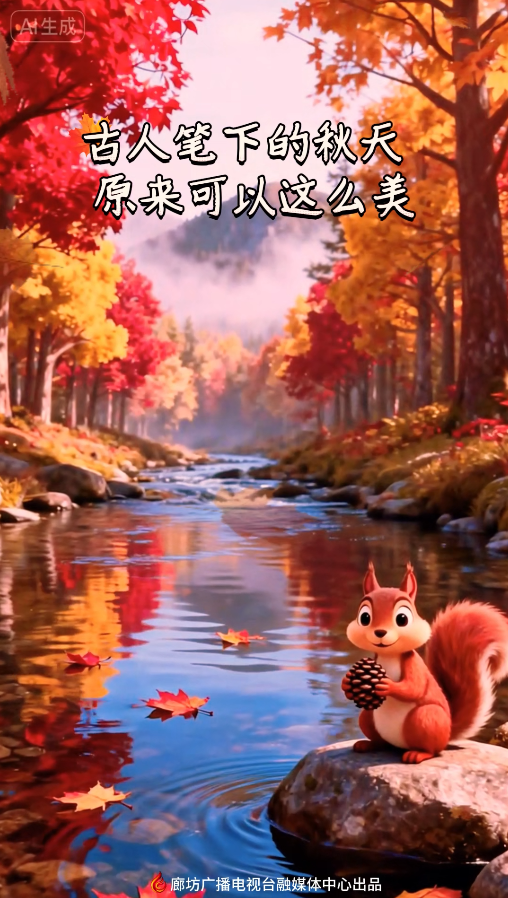 【文化潤(rùn)廊·AI“畫”古詩】丨古人筆下的秋天，原來可以這么美
